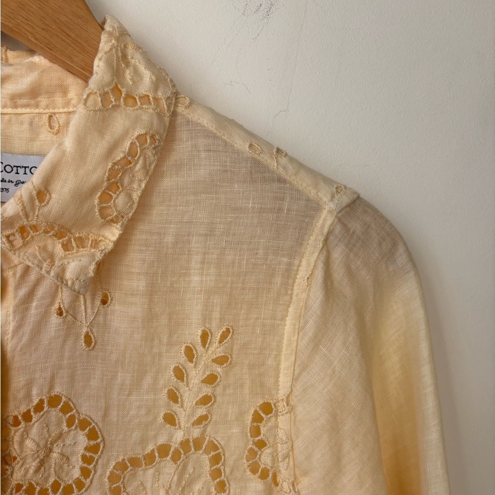 Haris Cotton Linen Button Down​ - Picture 8 of 14